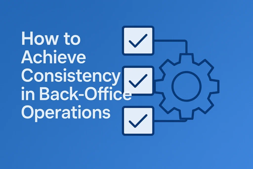 How to Achieve Consistency in Back-Office Operations