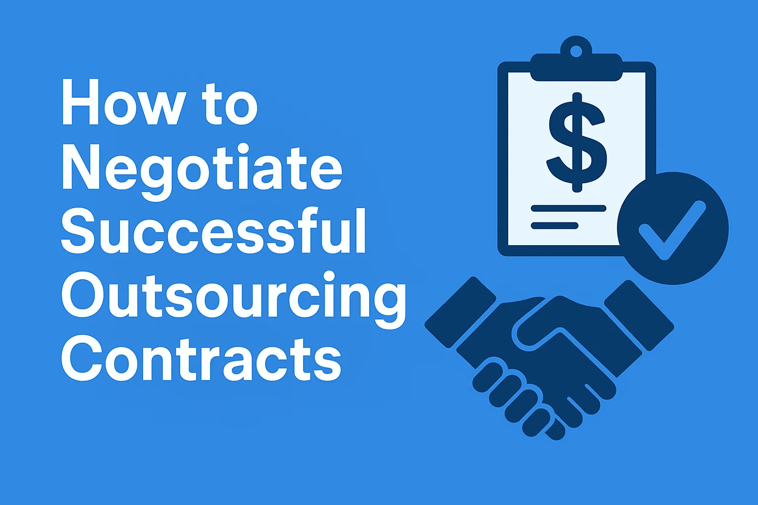 How to Negotiate Successful Outsourcing Contracts